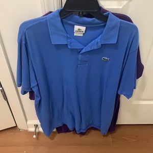Men’s Lacoste blue polo
